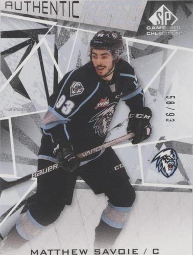 2021-22 Upper Deck SP Game Used CHL Edition - Matthew Savoie #55