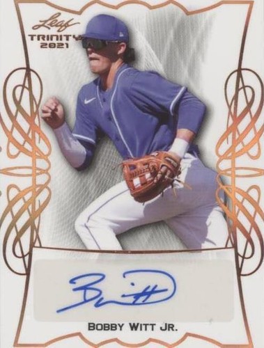 2021 Leaf Trinity - Bobby Witt Jr. #BA-BWJ