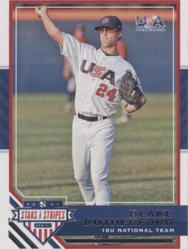 2017 Panini USA Baseball Stars & Stripes - Blake Rutherford #77