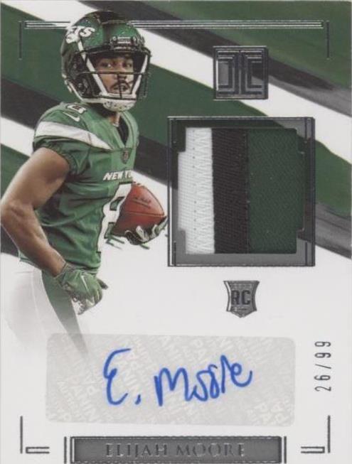 2021 Panini Impeccable Elijah Moore #RPA-EM