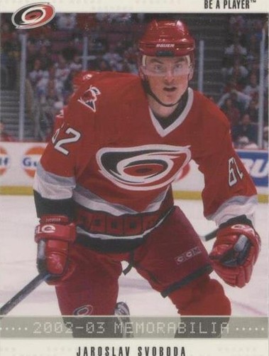 2002-03 In the Game Be A Player Memorabilia - Jaroslav Svoboda #113