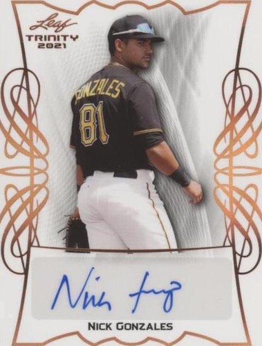 2021 Leaf Trinity - Nick Gonzales #BA-NG2
