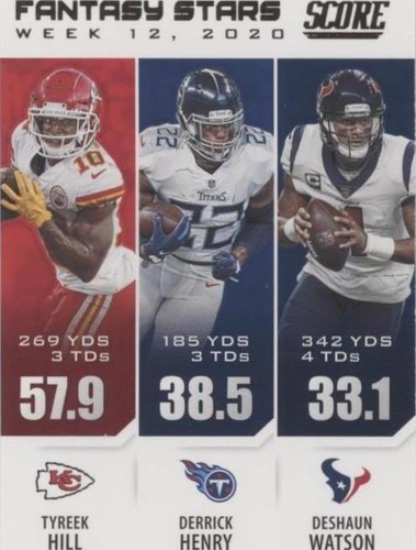 2021 Score Derrick Henry Deshaun Watson Tyreek Hill #FS13