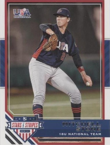 2017 Panini USA Baseball Stars & Stripes - Mitchell Stone #40