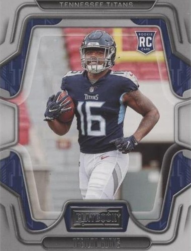 2022 Panini Playbook Treylon Burks #112