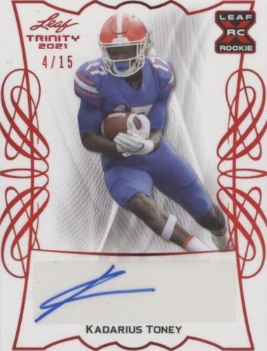 2021 Leaf Trinity Kadarius Toney #BA-KT2