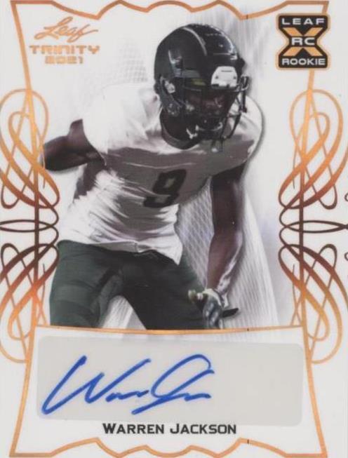 2021 Leaf Trinity Warren Jackson #BA-WJ1