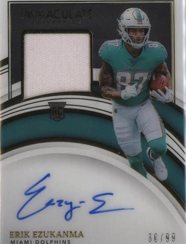 2022 Panini Immaculate Collection Erik Ezukanma #135