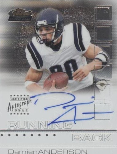 2002 Topps Finest Damien Anderson #136