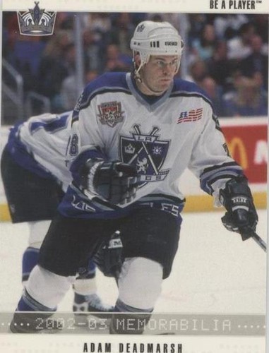 2002-03 In the Game Be A Player Memorabilia - Adam Deadmarsh #29