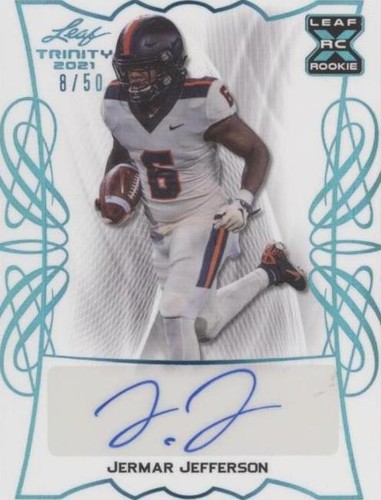 2021 Leaf Trinity Jermar Jefferson #BA-JJ2