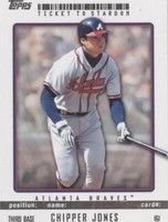 2009 Topps Ticket To Stardom - Chipper Jones #161