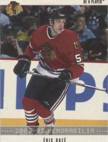 2002-03 In the Game Be A Player Memorabilia - Eric Daze #49