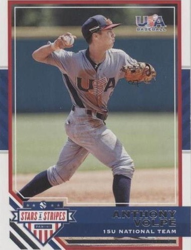 2019 Panini Anthony Volpe auto 直筆サイン　シリ 2019 Panini Stars & Stripes Signatures ANTHONY VOLPE USA