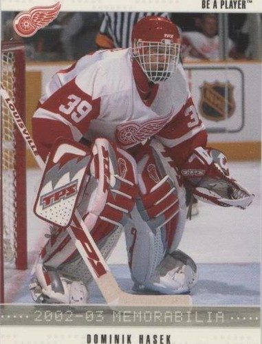 2002-03 In the Game Be A Player Memorabilia - Dominik Hasek #101