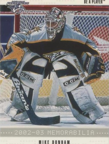 2002-03 In the Game Be A Player Memorabilia - Mike Dunham #125