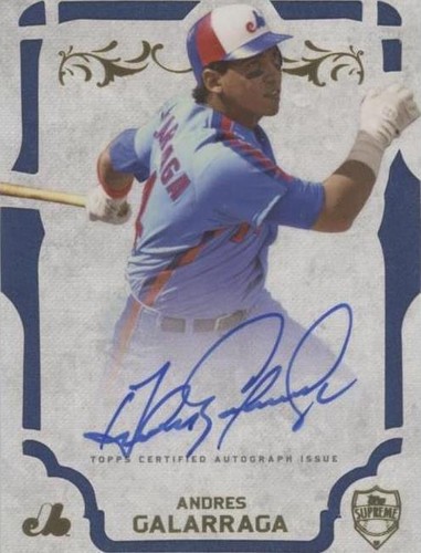 2015 Topps Supreme - Andres Galarraga #SA-AGA