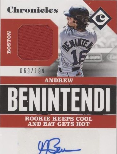 2017 Panini Chronicles - Andrew Benintendi #CSS-AB