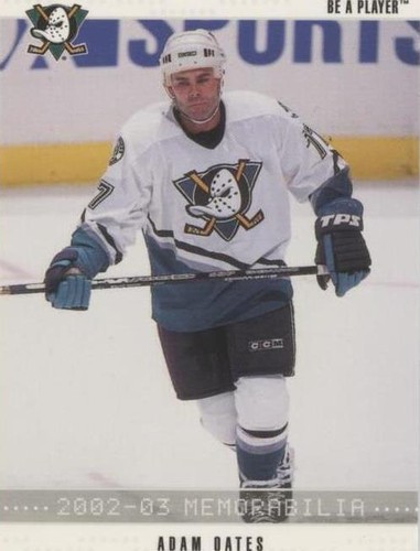 2002-03 In the Game Be A Player Memorabilia - Adam Oates #20
