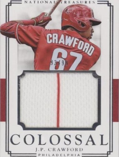 2017 Panini National Treasures - J.P. Crawford #CM-JC