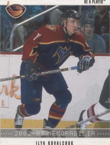2002-03 In the Game Be A Player Memorabilia - Ilya Kovalchuk #65