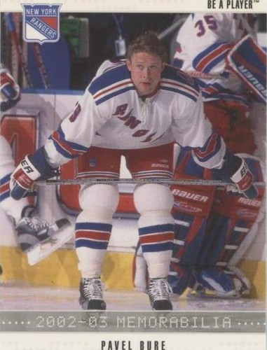 2002-03 In the Game Be A Player Memorabilia - Pavel Bure #166