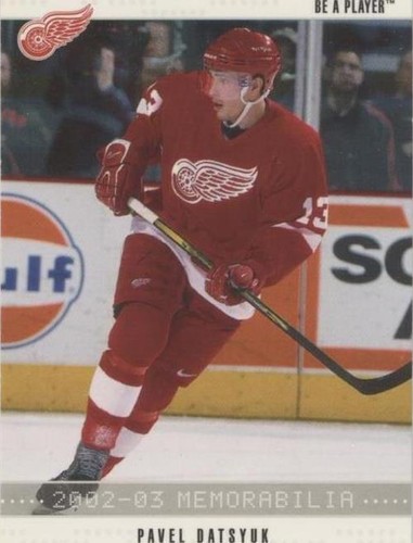 2002-03 In the Game Be A Player Memorabilia - Pavel Datsyuk #116