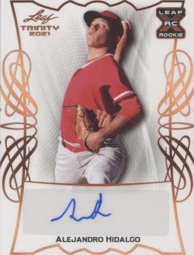 2021 Leaf Trinity - Alejandro Hidalgo #BA-AH1