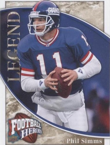 2009 Upper Deck Football Heroes Phil Simms #290