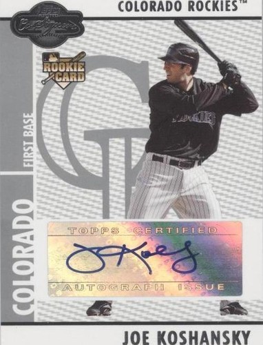 2008 Topps Co-Signers - Joe Koshansky #103