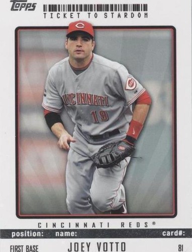 2009 Topps Ticket To Stardom - Joey Votto #81