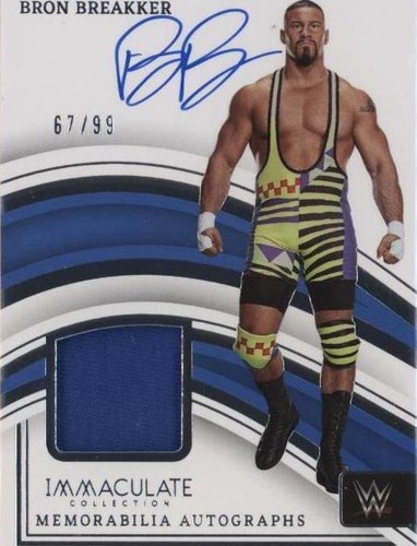 2023 Panini Immaculate Collection WWE - Bron Breakker #MA-BBK