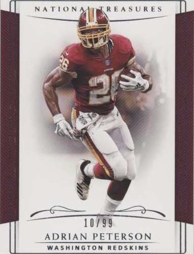 2018 Panini National Treasures Adrian Peterson #57
