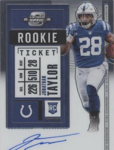 2020 Panini Contenders Optic Jonathan Taylor #116