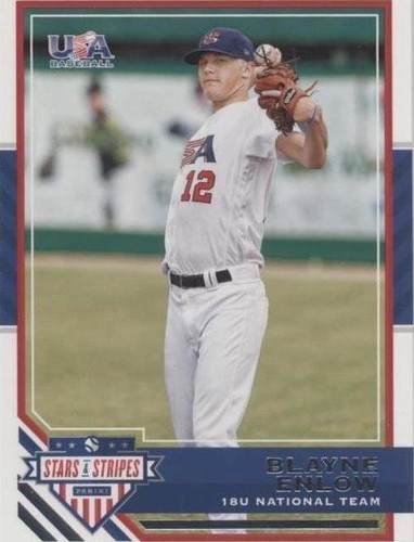2017 Panini USA Baseball Stars & Stripes - Blayne Enlow #38