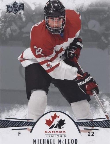 2016 Upper Deck Team Canada Juniors - Michael McLeod #90