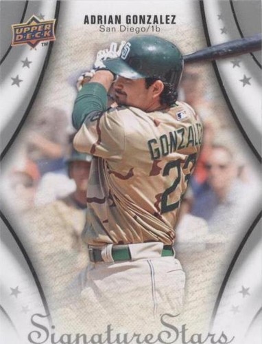 2009 Upper Deck Signature Stars - Adrian Gonzalez #6