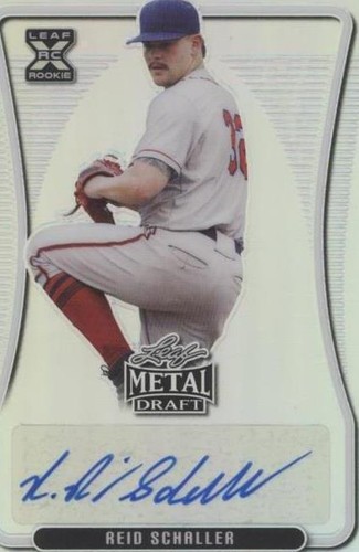 2020 Leaf Metal Draft - Reid Schaller #BA-RS1