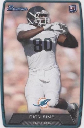 2013 Bowman Dion Sims #111