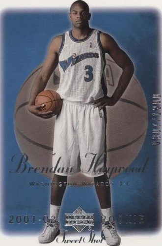 2001-02 Upper Deck Sweet Shot - Brendan Haywood #99