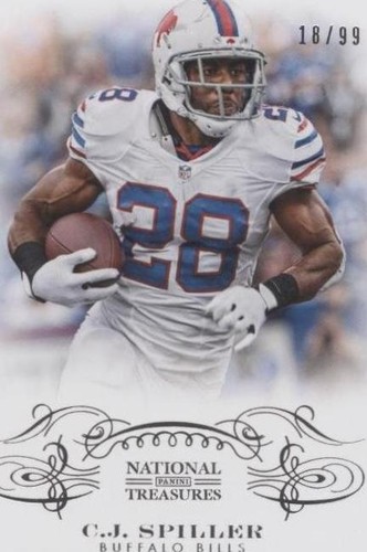 2013 Panini National Treasures C.J. Spiller #10