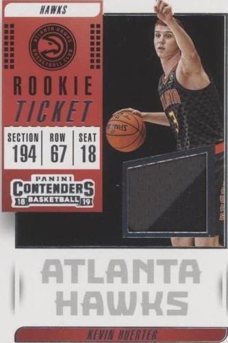 2018-19 Panini Contenders - Kevin Huerter #RT-KHT