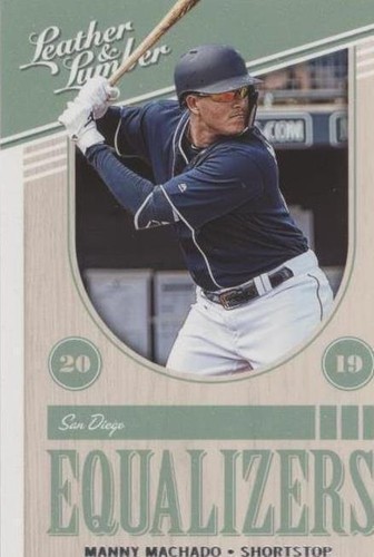 2019 Panini Leather & Lumber - Manny Machado #EQ-18