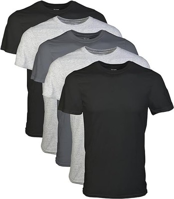 5 pcs Gi.l.dan Men's C.rew T-Shirts, Multipack, Style G1100