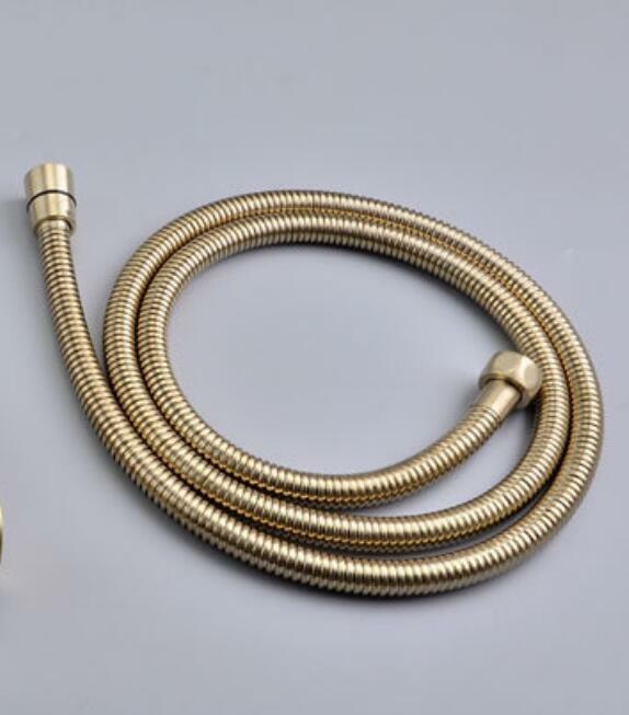 1.5m SUS Brushed Gold Hand Held Replacement Flexible Shower Bidet Hose
