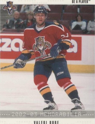 2002-03 In the Game Be A Player Memorabilia - Valeri Bure #145