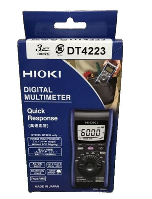 HIOKI DIGITAL MULTI METER DT4223  MADE IN JAPAN
