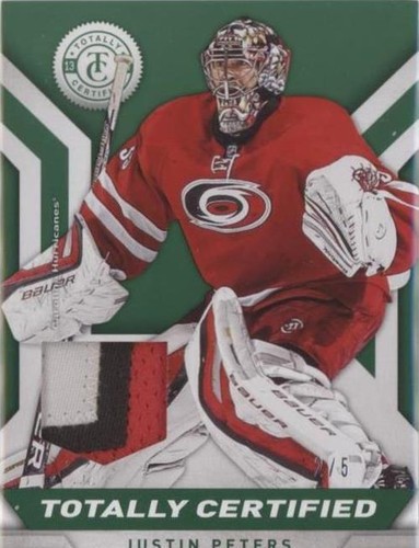 2013-14 Totally Certified - Justin Peters #TC-JPE