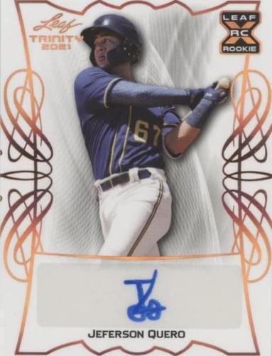 2021 Leaf Trinity - Jeferson Quero #BA-JQ1