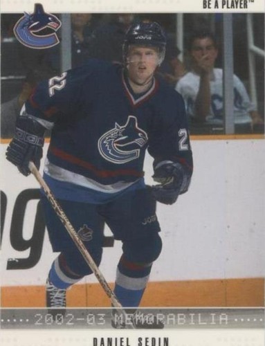 2002-03 In the Game Be A Player Memorabilia - Daniel Sedin #66